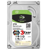 2TB HDD (ฮาร์ดดิสก์)  BARRACUDA 5400RPM SATA3 (ST2000DM005) - สินค้ารับประกัน 3 ปี SYNNEX