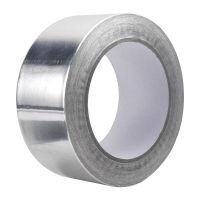 High Temperature Resistance Aluminum Foil Tape Kitchen Pipe Repair Tape Adhesive Sealing Foil Heat Insulation Leak Proof Tape