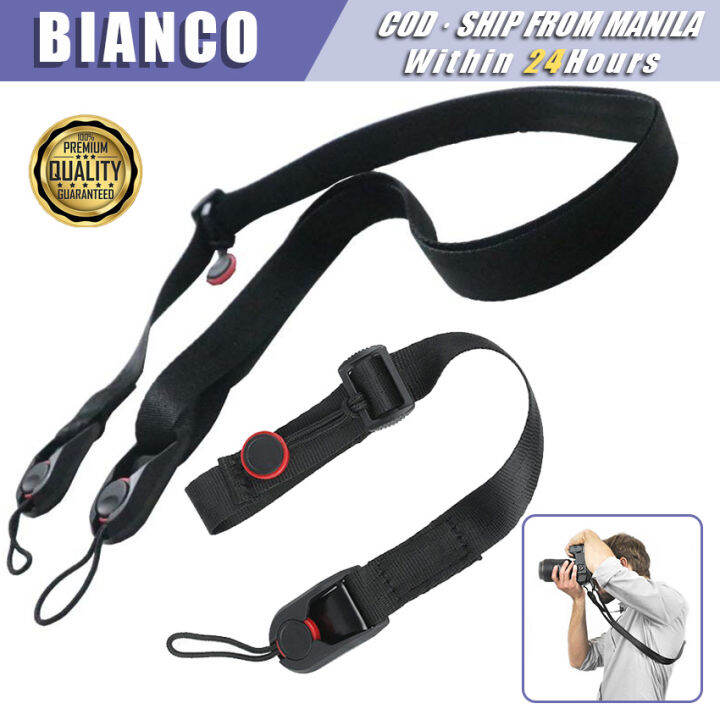 Universal Camera Strap Quick Release Cuff Wrist Strap Shoulder Strap with ABS Buckle for Most