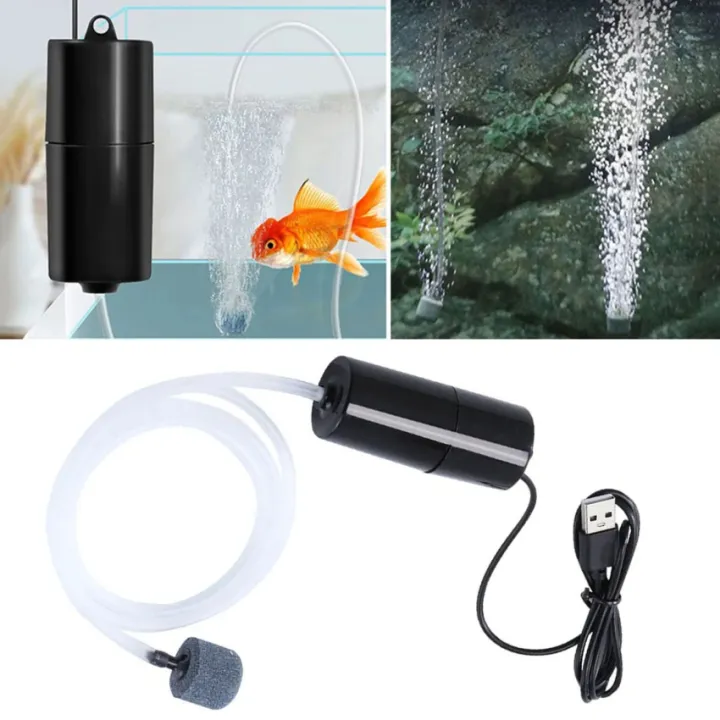 【Ready Stock】Home Silent Oxygenator Small Oxygen Pump Mini USB Fish