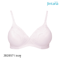 Jintana เสื้อชั้นใน (ไม่เสริมโครง) รุ่น Basic Bra รหัส JB2857 สีชมพู