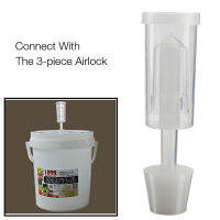 3ชิ้น Airlock และเจาะ #10จุกซิลิโคนหมักเบียร์ทำไวน์ Fit 1แกลลอนเหยือกแก้ว