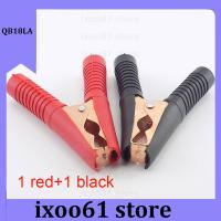 ixoo61 store 2pcs 92mm 100A Handle Electric Alligator Clips Crocodile Adapter Battery Test Connector Test Cable Probe Metal Clips