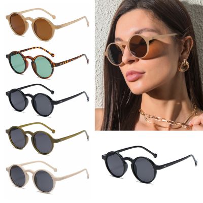 Summer UV400 Protection Sunglasses Korean Style Retro Round Sun Glasses Brand Designer Small Frame Outdoor Travel Street Eyewear