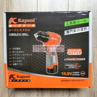 Máy khoan pin hãng Kapusi Japan cao cấp 16,8V không chổi than thumbnail
