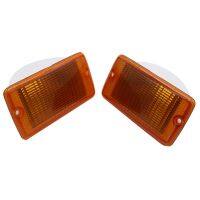 2Pcs Turn Signal Light for 2001-2006 Jeep Wrangler (TJ) Plastic Lens LH &amp; RH 55156488AB 55156489AB