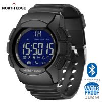 NORTH EDGE Mens Smartwatch 33-months Standby Time Scratch Resistant Glass Waterproof 100M Watch For IOS Android