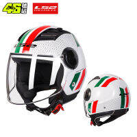 Capacete LS2 Airflow Half Face รถจักรยานยนต์หมวกกันน็อก Ls2 Of562เปิดหมวกกันน็อกฤดูร้อน Jet Scooter มอเตอร์ไซด์ Helm Casco