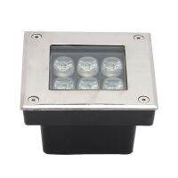 5W 6W IP68 Waterproof LED Underground Light Outdoor Ground Garden Path Floor Buried Yard Spot Landscape DC12V AC220V