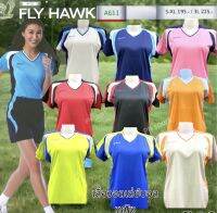 เสื้อวอลเลย์บอลหญิงFLYHAWKรหัสA611 ผ้าTFของแท้มี10สี