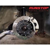 Promotion จานขยายลายFSC RUNSTOP ตรงรุ่น VIGO CHAMP FORTUNER 2013 347mm. จานเบรค เจาะรู เซาะร่อง พร้อมขาต่อ พร้อมส่ง จาน ดิสก์ เบรค จาน เบรค แต่ง จาน ดิ ส เบรค รถยนต์ จาน เบรค brembo