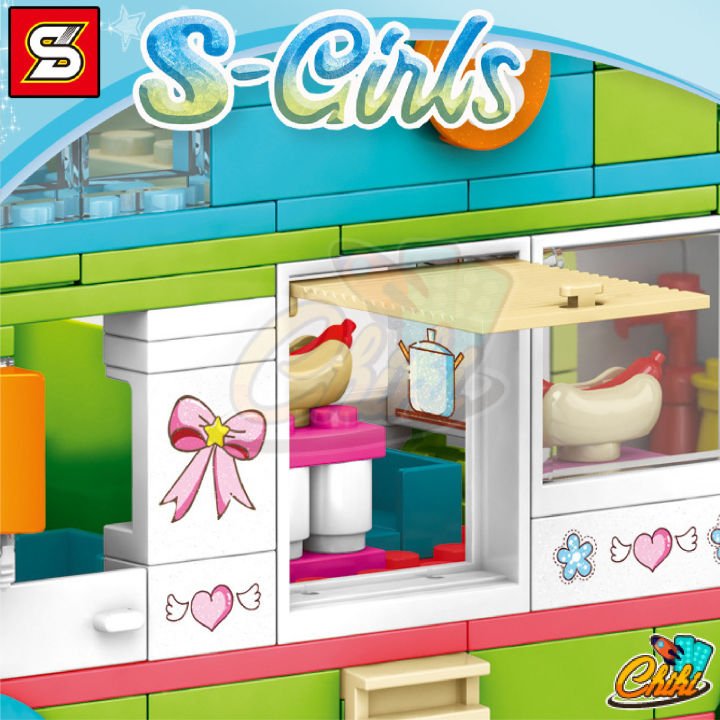 ตัวต่อ-s-girls-รถเที่ยว-travel-รถท่องเที่ยวสไลเดอร์-sy6572-จำนวน-433-ชิ้น