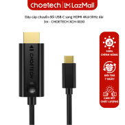 Dây cáp chuyển đổi USB-C sang HDMI 4K 30Hz dài 3m HÀNG CHÍNH HÃNG -
