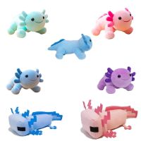 25cm Cute Stand Axolotl Stuffed Animal Plush Toy Pink Axolotl Plushie Pillow Doll Kids Birthday Gift Home Decoration