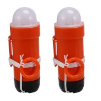 2Pcs LED Life Jacket Emergency Light Surf Life Jacket Light LED Life Jacket Light Energy Saving Flashlight