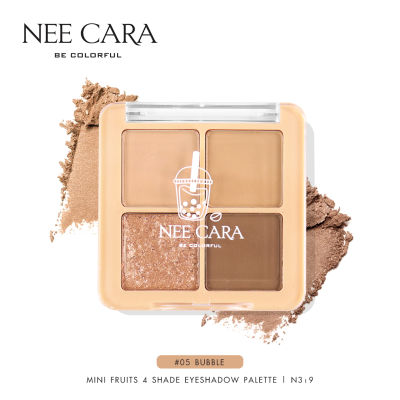 NEE CARA นีคาร่า อายแชโดว์ 4 สี พาเลตอายแชโดว์ N319 MINI FRUITS EYESHADOW PALETTE