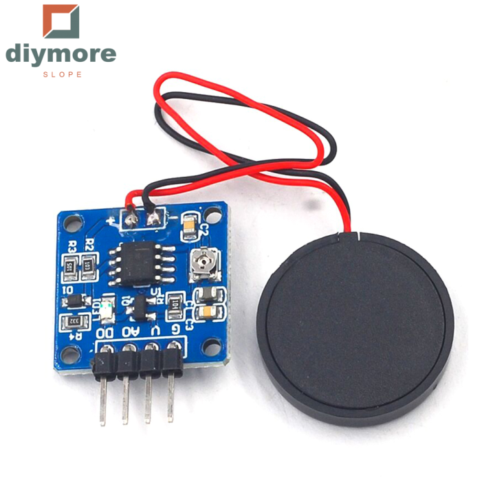 Ziqqucu Vibration Switch Sensor Module Piezoelectric Vibration Tapping ...