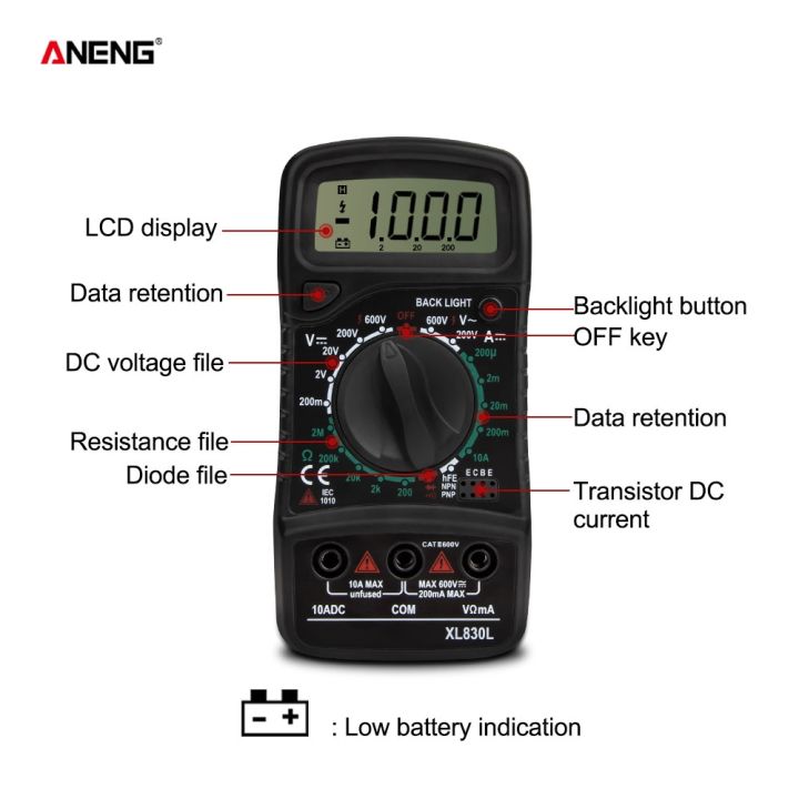aneng-xl830l-digital-multimeter-esr-meter-testers-automotive-electrical-dmm-transistor-peak-tester-meter-capacitance-meter