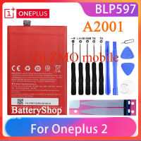 Original แบตเตอรี่ Oneplus 2 A2001 แบตเตอรี่เครื่องมือฟรีโทรศัพท์ BLP597 3300MAh OnePlus รับประกัน 3 เดือน