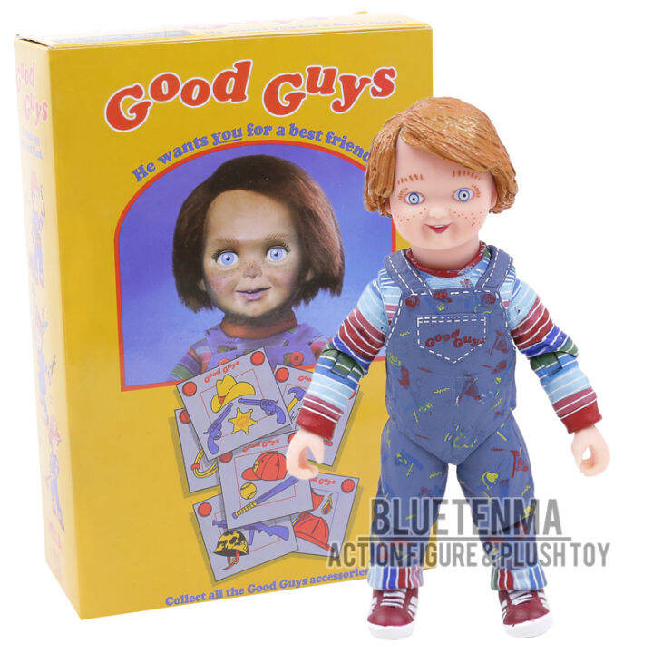 Neca Good Guys Chucky Childs Play Scary Bride Of Chucky Pvc Action