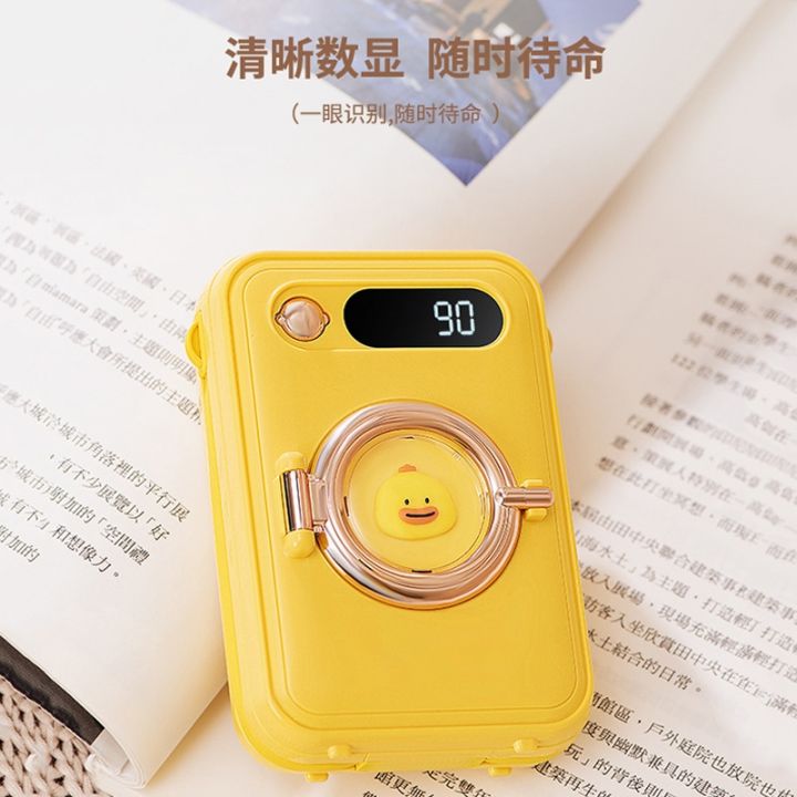 cod-ikes-new-cute-pet-charging-treasure-mobile-power-phone-charger-portable-large-capacity-send-girl-bracket