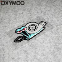 【cw】 Creative Car Stickers Decorate Waterproof Motocross PSSHH Cute Snails Safety Dive for Turbo