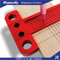 Manooby T-Ruler อะลูมินัมอัลลอยทำเครื่องหมายที่แม่นยำสำหรับงานไม้อาลักษณ์เครื่องวัดทำเครื่องหมายรูกากบาทไม้บรรทัดเครื่องมือวัด