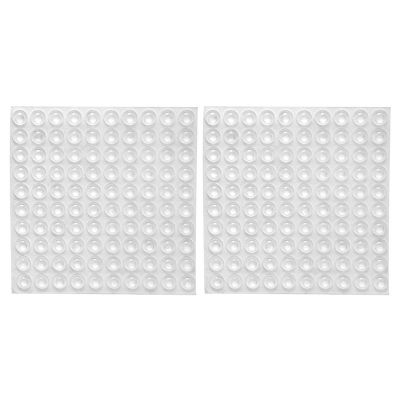 200x Transparent Rubber Feet Adhesive Bumper Pads Self Stick Bumpers Sound Dampening Door Cabinet Buffer Pads, 8*2.5mm