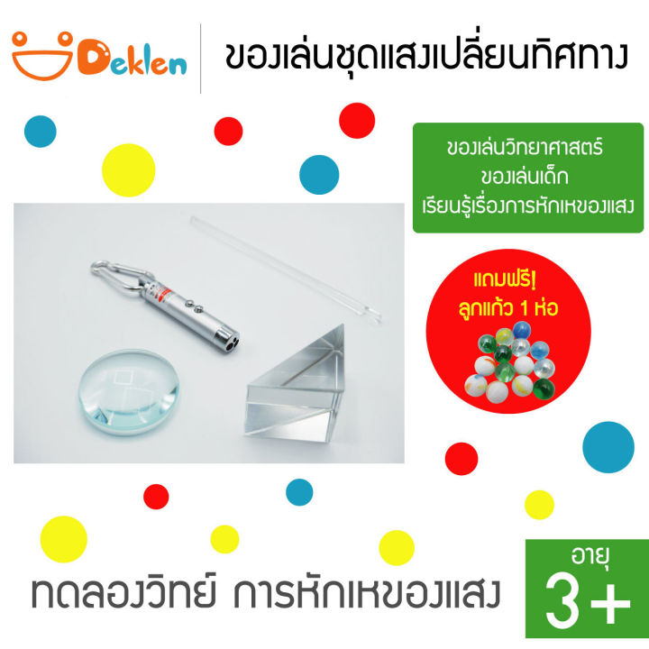 ของเล่นชุดแสงเปลี่ยนทิศทาง-ของเล่นวิทยาศาสตร์-ของเล่นเด็ก-เรียนรู้เรื่องการหักเหของแสง