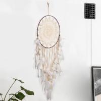 Handmade Feather Dream catchers 40ซม. Dream Catcher ลูกไม้นวัตกรรมแขวนตกแต่งงานแต่งงานกลางแจ้งห้องนอนตกแต่งบ้าน