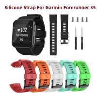 สายนาฬิกาซิลิโคนสำหรับ Garmin Forerunner 35อะไหล่สายรัดข้อมือสมาร์ทวอท์ชกีฬาเครื่องประดับสวมใส่ได้แฟชั่น