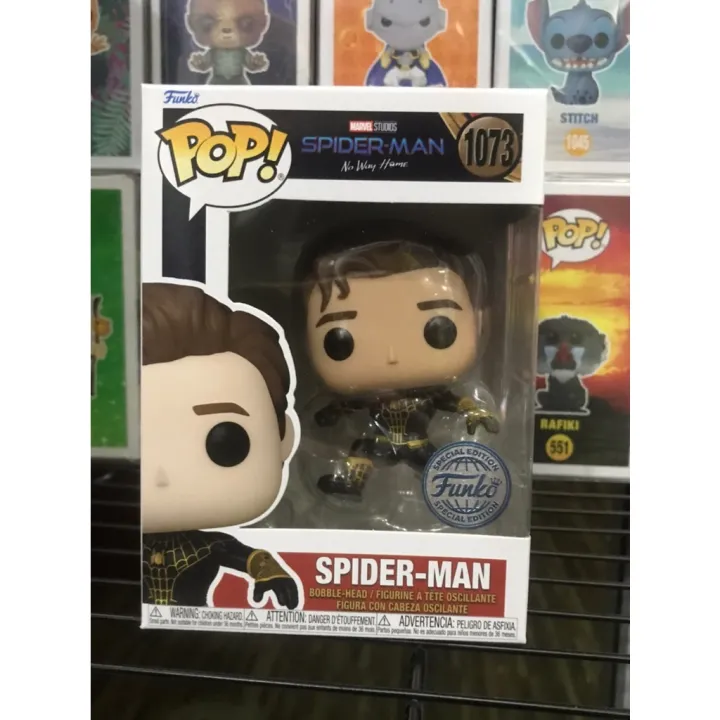 Funko POP Marvel - Spider-man No Way Home - Spider-Man Unmasked Black ...