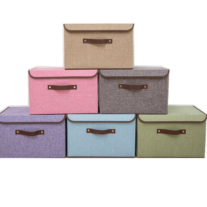 cod-ผ้าฝ้ายและผ้าลินินกล่องเก็บของ-กล่องเก็บของแบบพับได้-กล่องผ้ากล่องเก็บของ-oxford-ของขวัญพิมพ์-logo