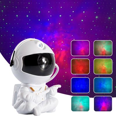 ✺ Astronaut Starry Sky Projector Night Light Galaxy LED Projection Lamp Bluetooth Speaker For Kids Bedroom Home Party Decor