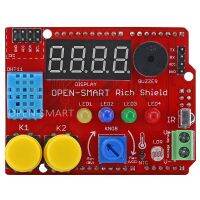 ชุดสตาร์ทเตอร์แผงวงจรที่อุดมไปด้วยตัวรับสัญญาณอินฟราเรดโมดูลตัวจับอุณหภูมิด้วยปุ่ม Dht11กริ่ง Led โมดูลสำหรับ Arduino Uno R3