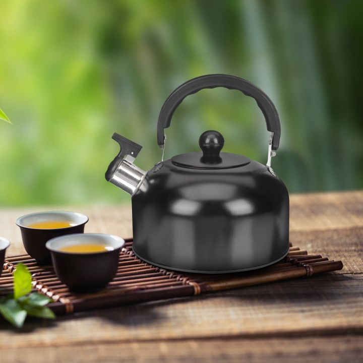 กาต้มน้ำชากาน้ำกาน้ำชาสแตนเลสกาต้มน้ำชาหม้อต้มชากาแฟกาน้ำชา-boilergascamping-whistle-กาน้ำชาร้อน-คลังสินค้าพร้อม