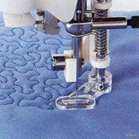 ตีนผีเดินเส้นอิสระ แบบปากปิด  Darning Foot(CY-4021P) จักรกระเป๋าหิ้ว ใช้กับระบบJanome elna