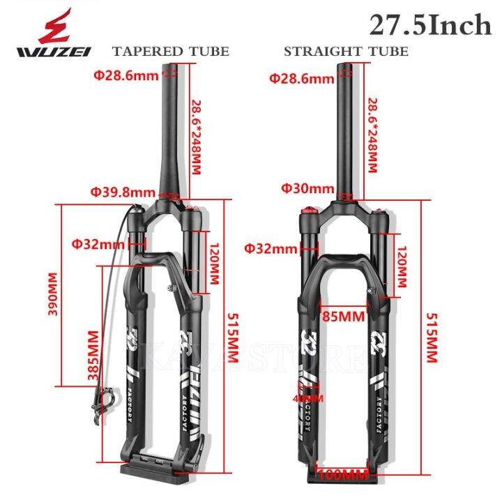 wuzei-fork-sepeda-gunung-26-27-5-29นิ้วช่วงล่างน้ำมันอากาศส้อมไหล่-ลวดควบคุมจักรยานเสือภูเขาแมกนีเซียม-อัลอัลลอยส้อม