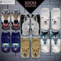 ♞ Dog 3D Print Socks Chihuahua Husky Bichon Can Labrador Retriever Golden Retriever Shepherd and Samoyed 3D Printing Garment