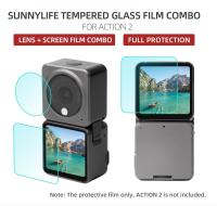 Tempered Glass Screen Protector Cover for DJI Action 2 Lens Protection Case Protective Film For DJI Action 2 Camera Accessories