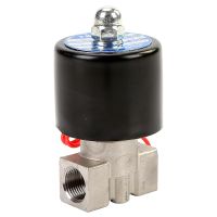 solenoid valve 3/8 Stainless Steel Normally Closed Solenoid Valve 24V 12V 220V 110V