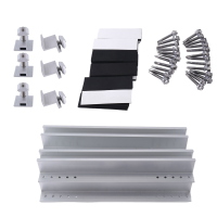 Solar Panel Photovoltaic Bracket MiNi Rail Solar Bracket Kit 30cm MiNi Rail Solar Bracket 6 Rails + 4 Side Press + 2 Medium Press