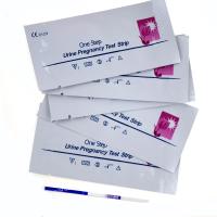 HCG test strip เทสตั้งครรภ์แบบจุ่ม 5 ชิ้น/ชุด (ซองสีขาว)