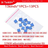 【✔In stock】 LINCO 13แบบ * 1ชิ้น = 13ชิ้น3296วัตต์ชุดโพเทนชิออมิเตอร์แบบปรับได้มี500r 200r 100r 1K 5K 10K 20K 50K 100K 200K 1M