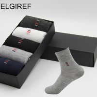 10 Pcs=5 Pairs Classic Business Brand Mens Socks Calcetines Hombre Socks Men High Quality Cotton Casual Male Socks Meias Socks