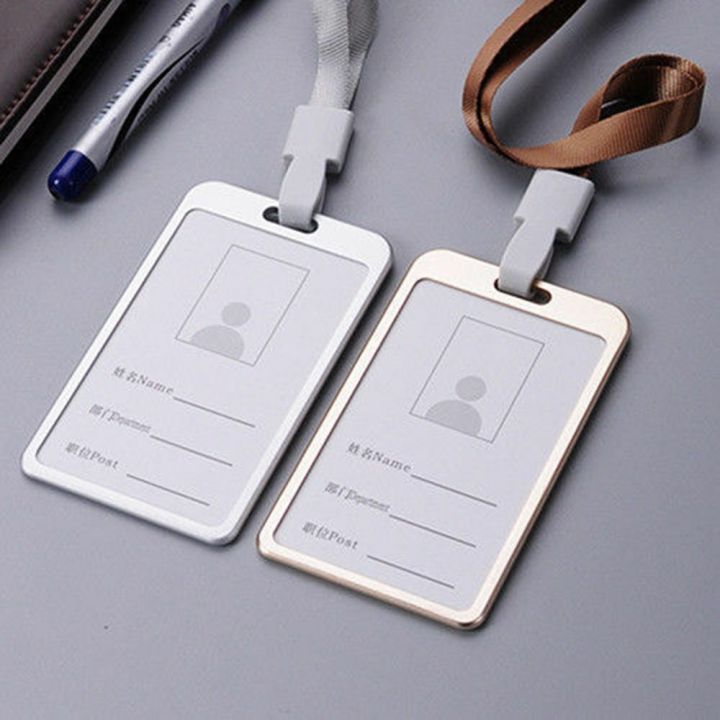 THOMA Credit Alloy Cover Metal Case Identity Security Company Name Pass ...