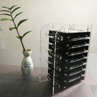 [BONBON Home Storage] ชั้นวางของฮาร์ดดิสก์ขายึดขยายกรงกลภายนอก3.5เดสก์ท็อปที่โปร่งใสกล่องอะคริลิคดรอปชิป