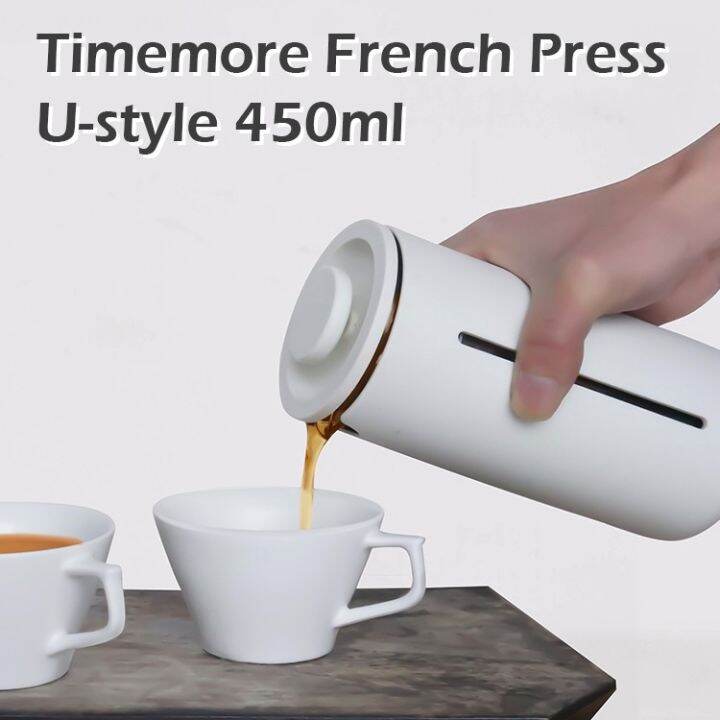 Ready Stock 🇲🇾 TIMEMORE U Style French Press Pot. Lazada