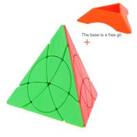 YJ Neo Cube YongJun Petal Pyramid Leaf Magic Cubes Stickerless Pyraminx Cubo Magic Speed Puzzle Cube Educational Toys Spinner