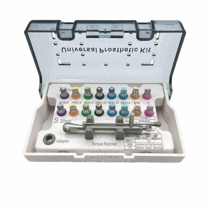 1 Set Dental Universal Implant Torque Kit Screwdriver Wrench Prosthetic